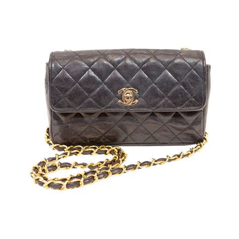 black chanel cross body bag|Chanel black quilted crossbody bag.